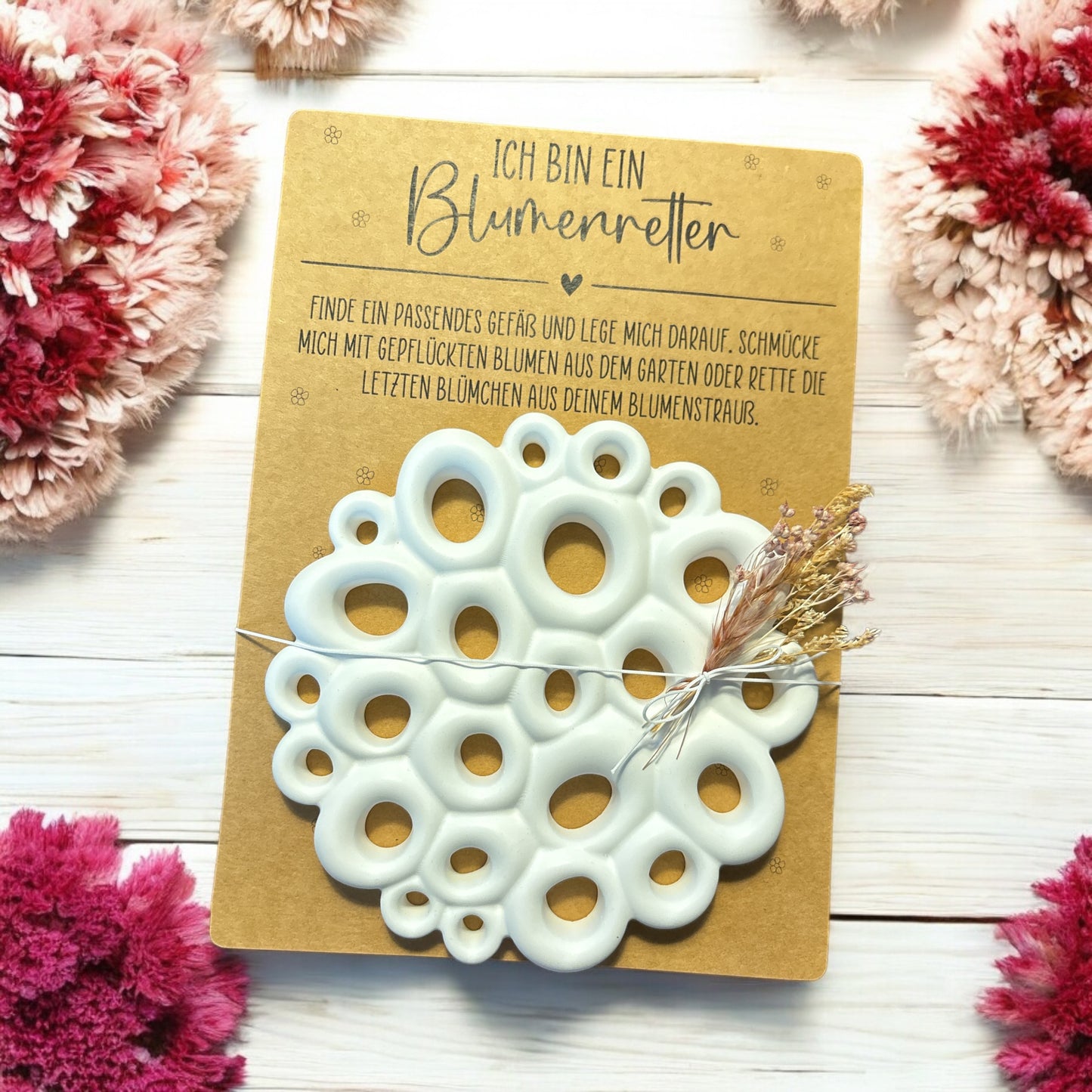 Blumenretter aus Raysin mit Karte