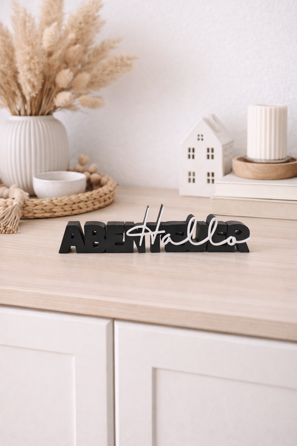 3D-Druckdatei - Schriftzug - Hallo Abenteuer