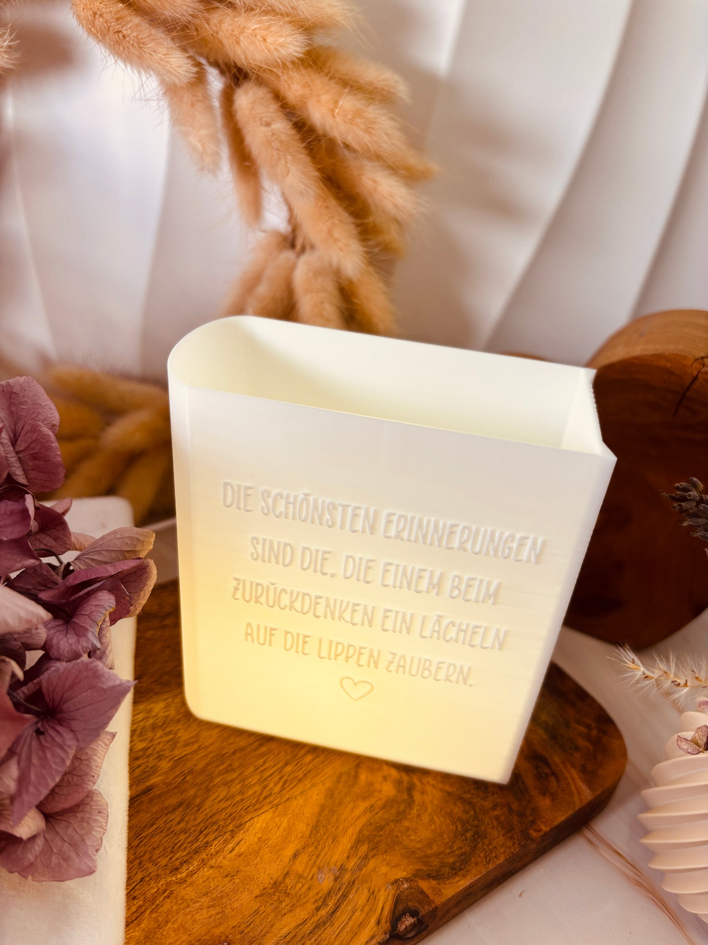 3D-Druckdatei - beleuchtetes Buch - Erinnerungen