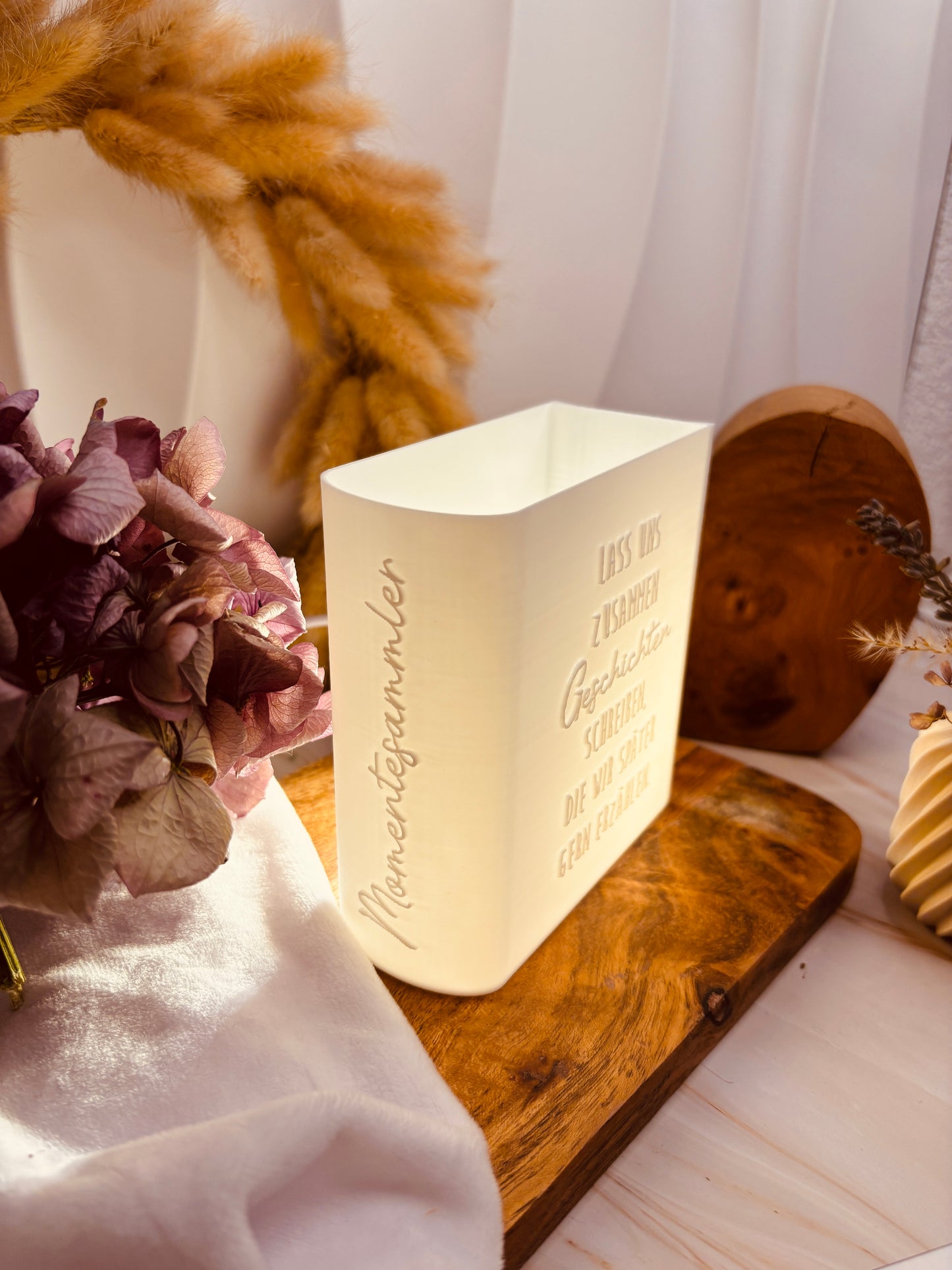 3D-Druckdatei - beleuchtetes Buch - Momentesammler