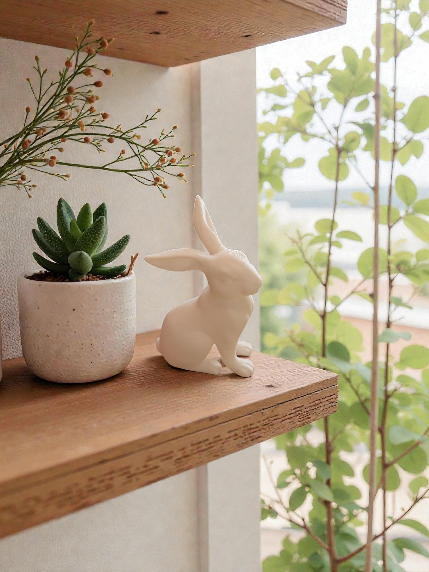 3D-Druckdatei - FIGUR - Hase schaut zur Seite