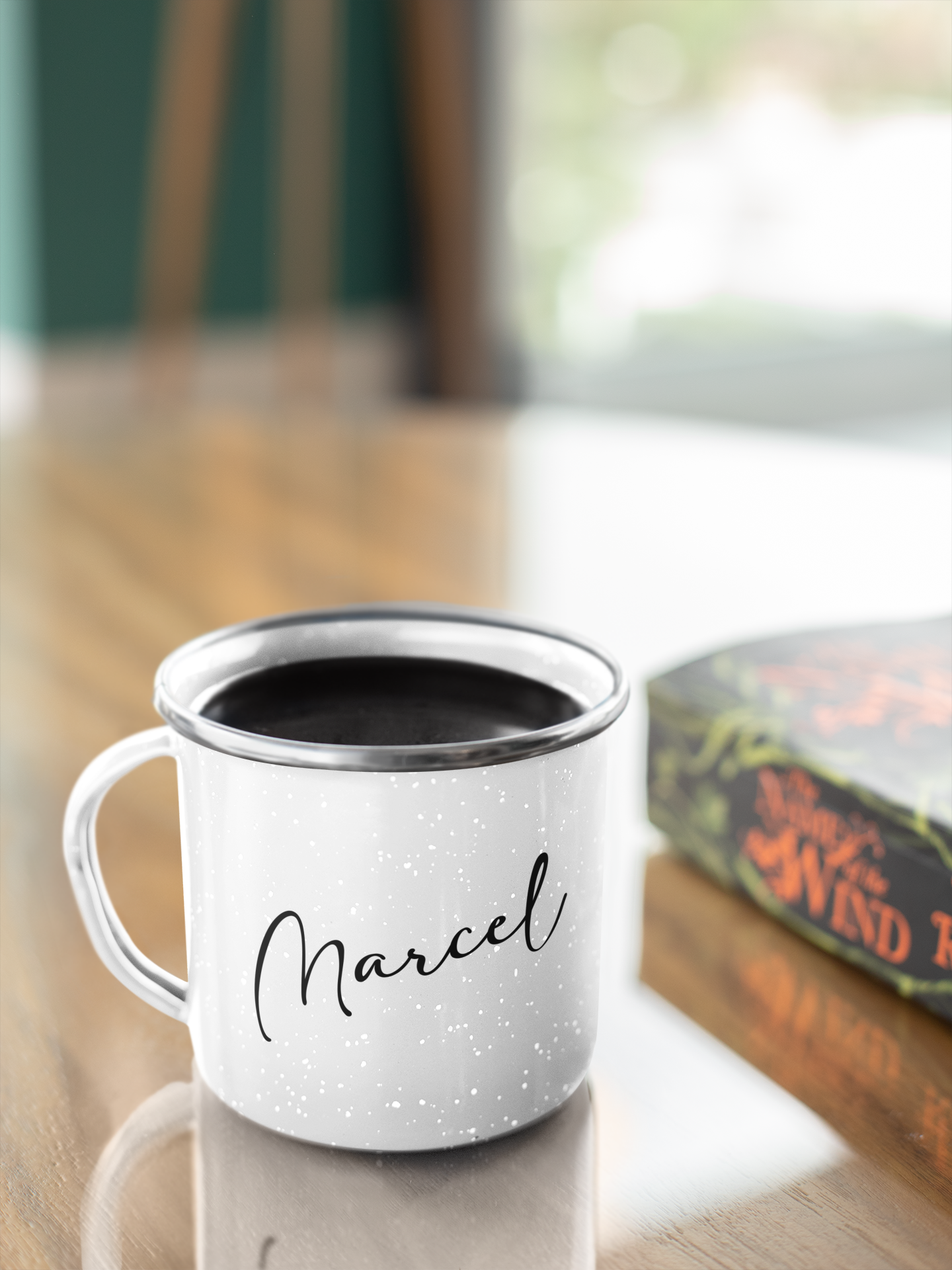 "#Sauenjäger" Tasse aus Emaille