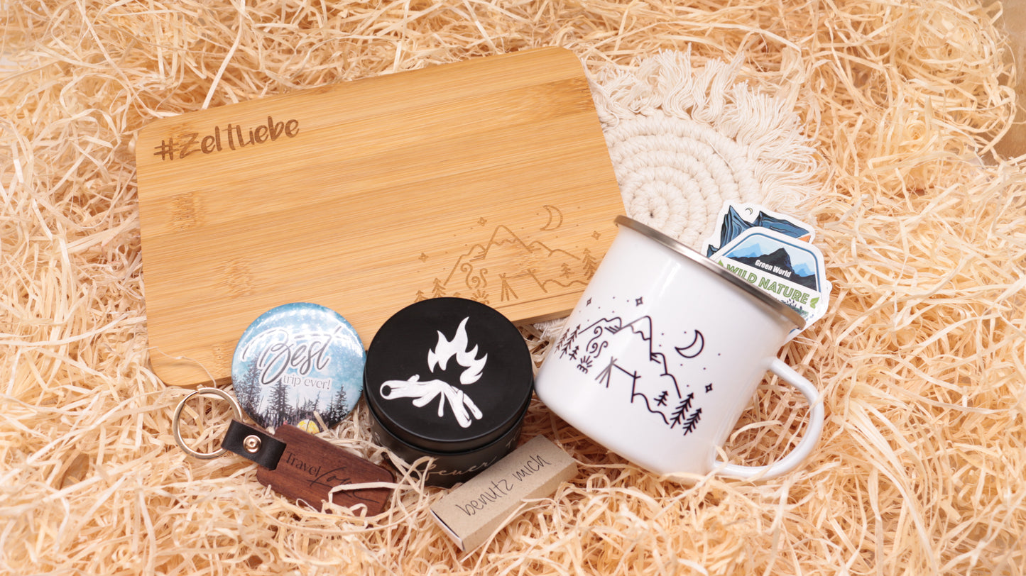 Camping Geschenktüte "Zelt"