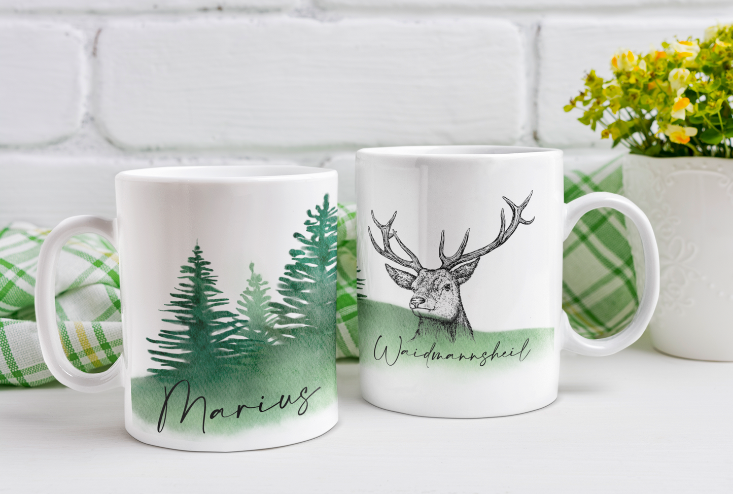 "Weidmannsheil" Tasse in Keramik