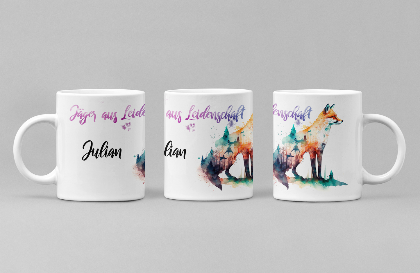 "Jäger aus Leidenschaft" Tasse aus Keramik