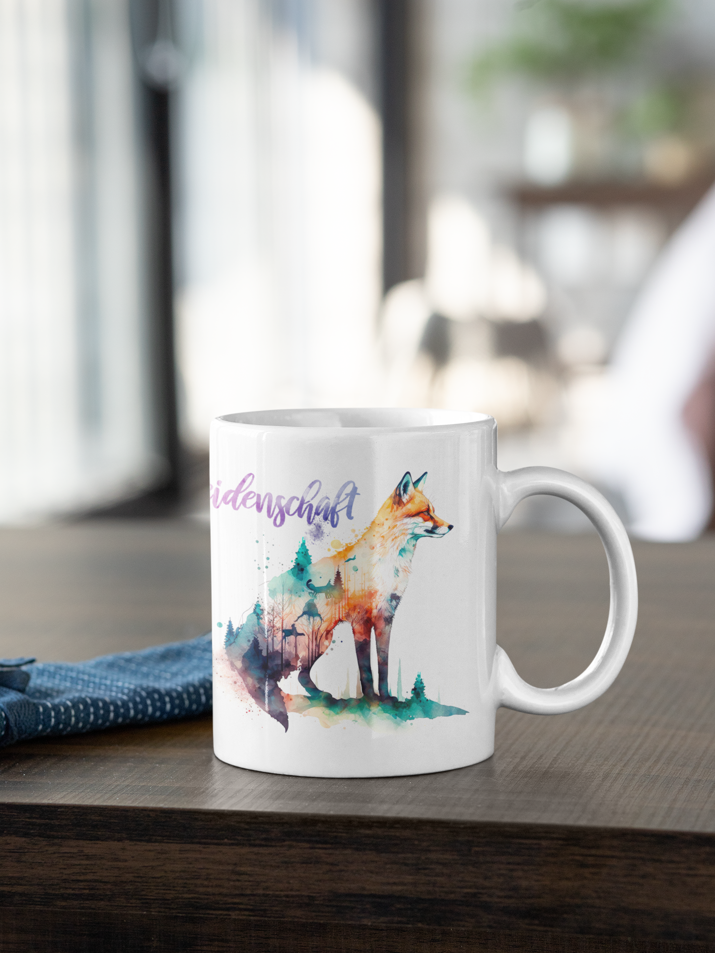 "Jäger aus Leidenschaft" Tasse aus Keramik
