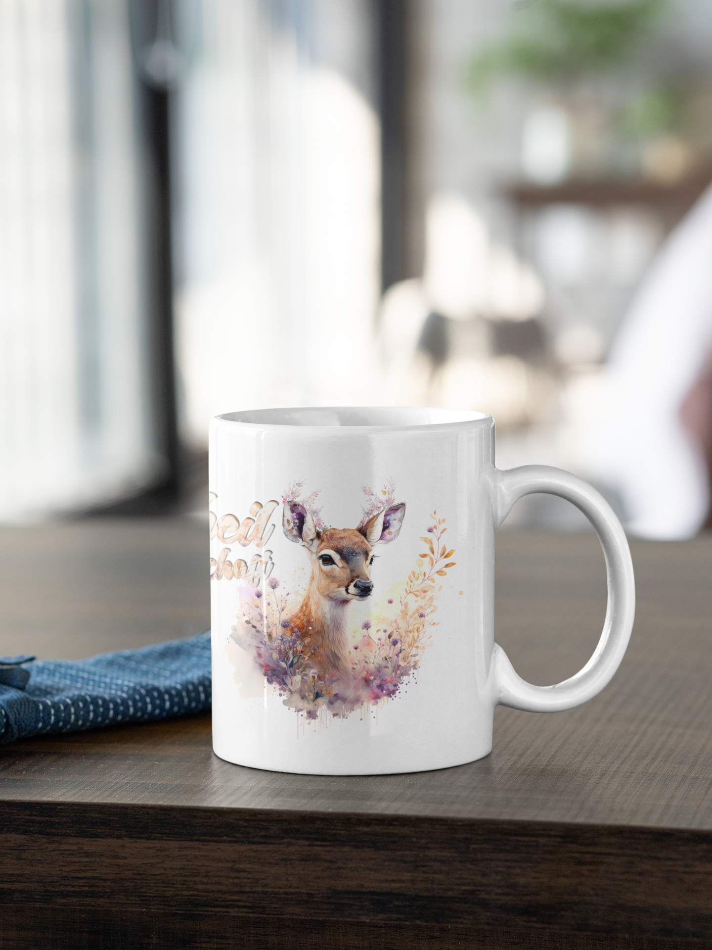 "Weidfrausheil aus Leidenschaft" Tasse aus Keramik