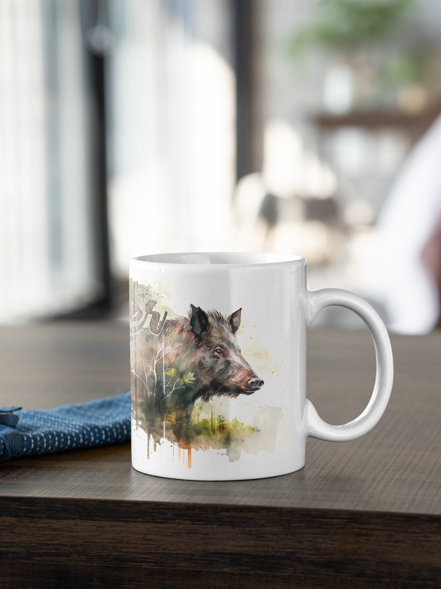 "Sauenjäger" Tasse aus Keramik