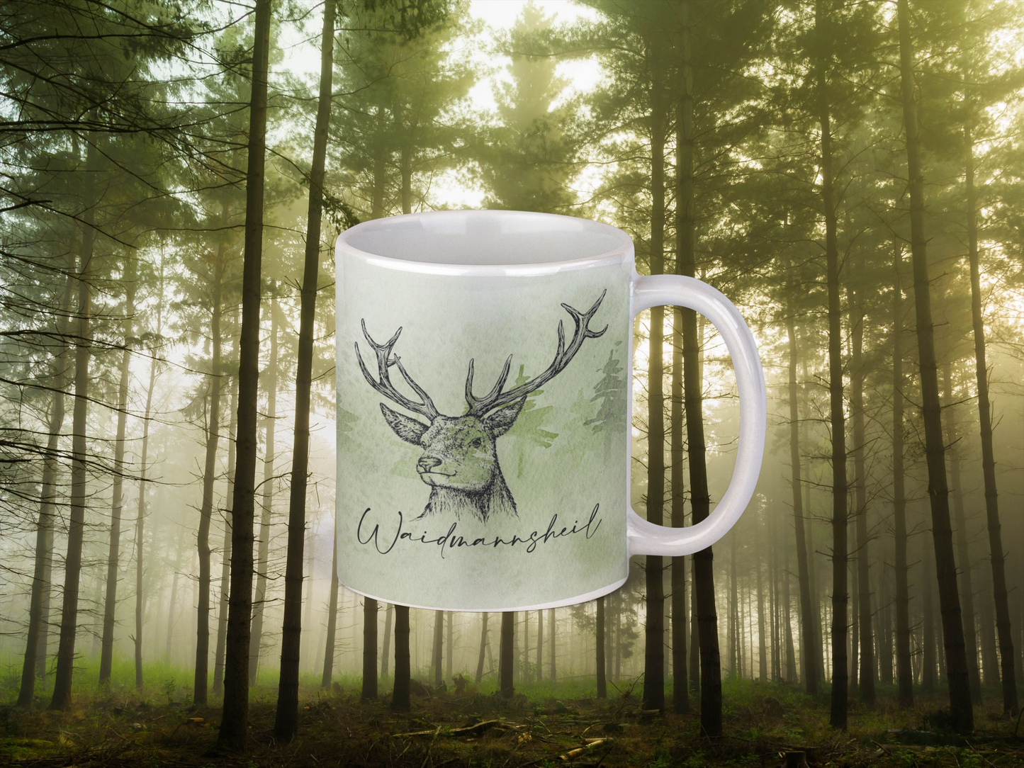"Weidmannsheil" Tasse in Keramik