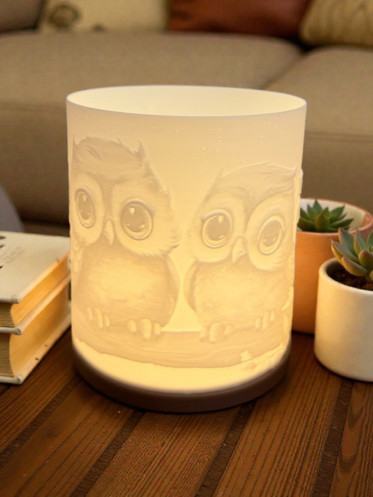 3D-Druckdatei - Windlicht - Eule