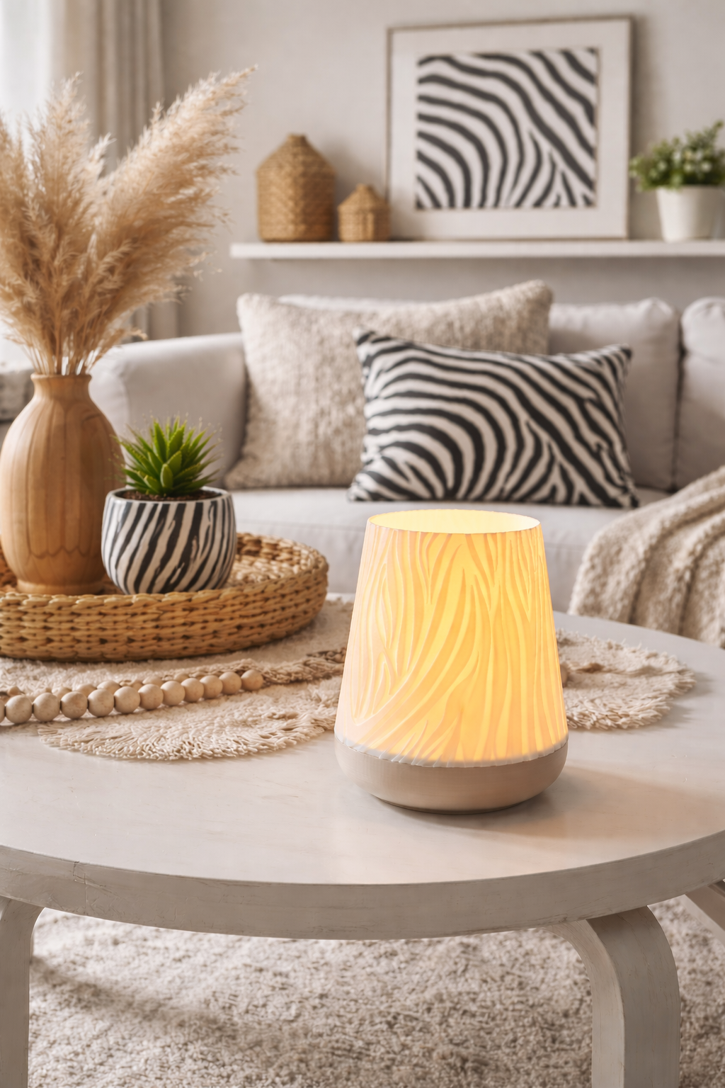 3D-Druckdatei - Windlicht - Zebra