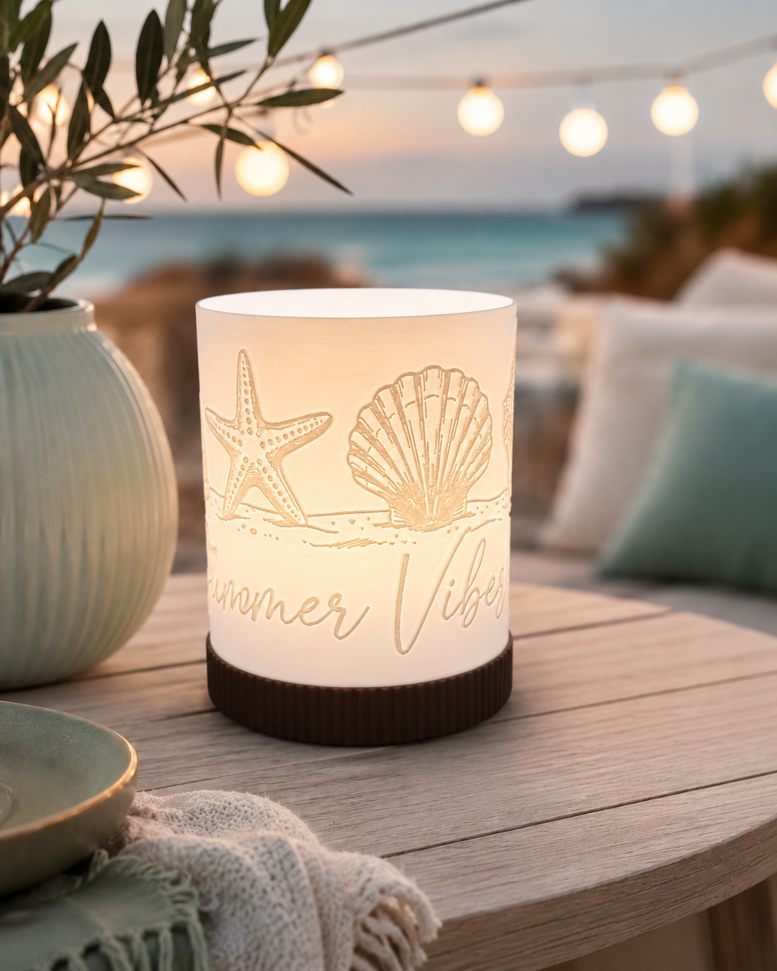 3D-Druckdatei - Windlicht -  Summer Vibes