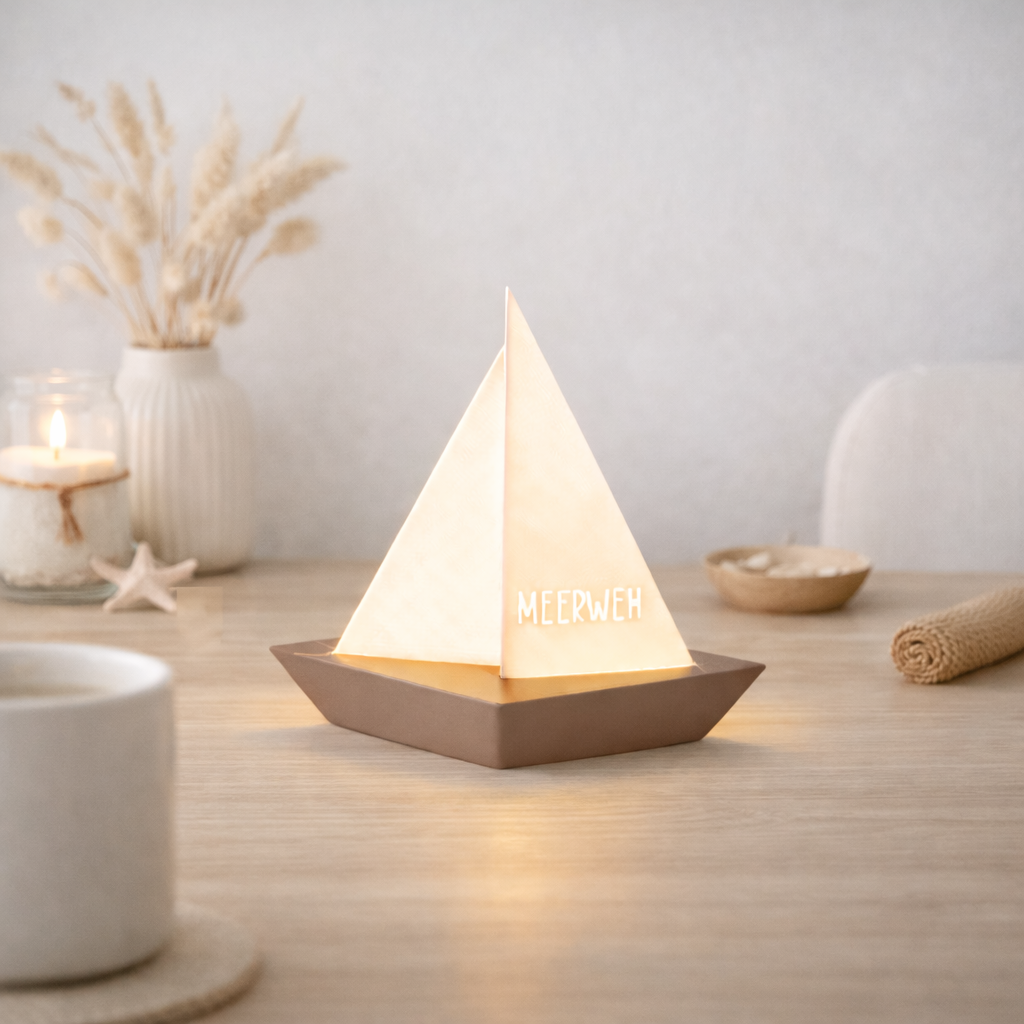 3D-Druckdatei - Segelboot - Meerweh