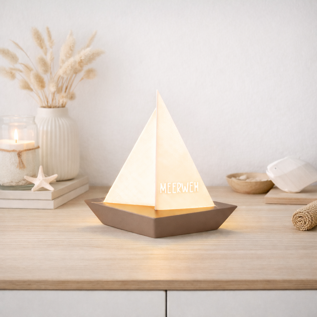 3D-Druckdatei - Segelboot - Meerweh