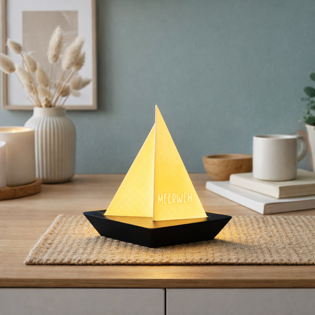 3D-Druckdatei - Segelboot - Meerweh