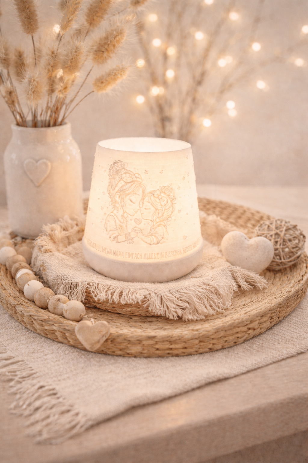 3D-Druckdatei - Windlicht - Liebe ist... Mama