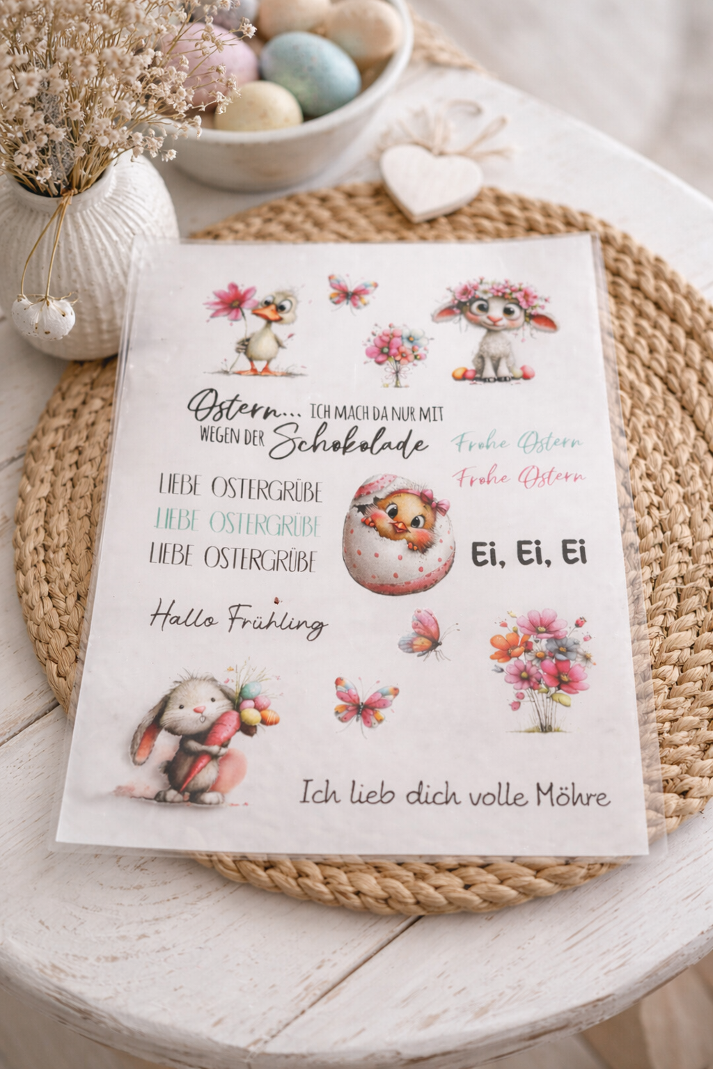 Rub-On Sticker Ostern No.1
