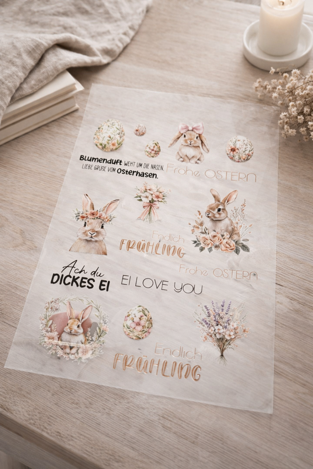 Rub-On Sticker Ostern No.2