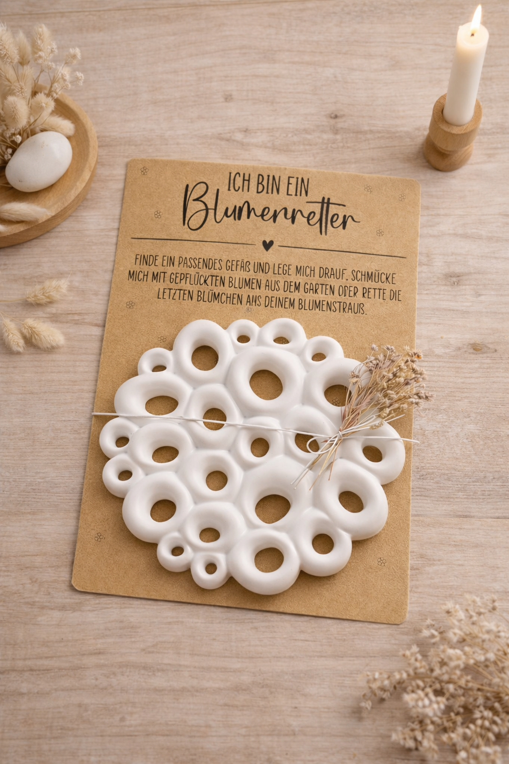 Blumenretter aus Raysin mit Karte