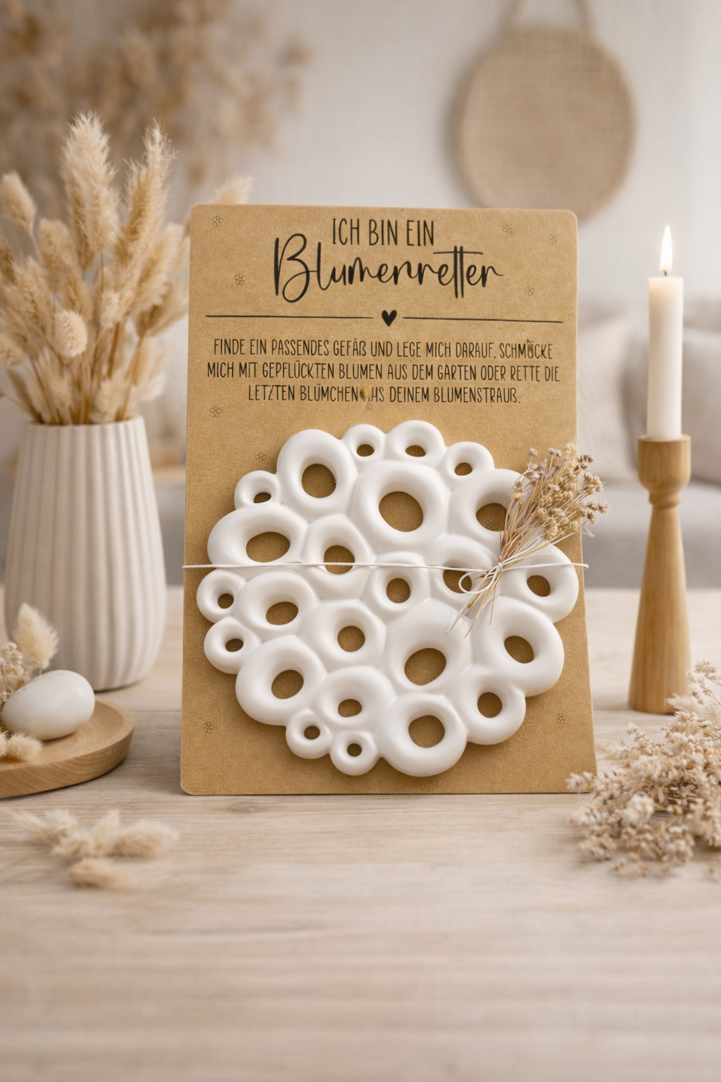 Blumenretter aus Raysin mit Karte