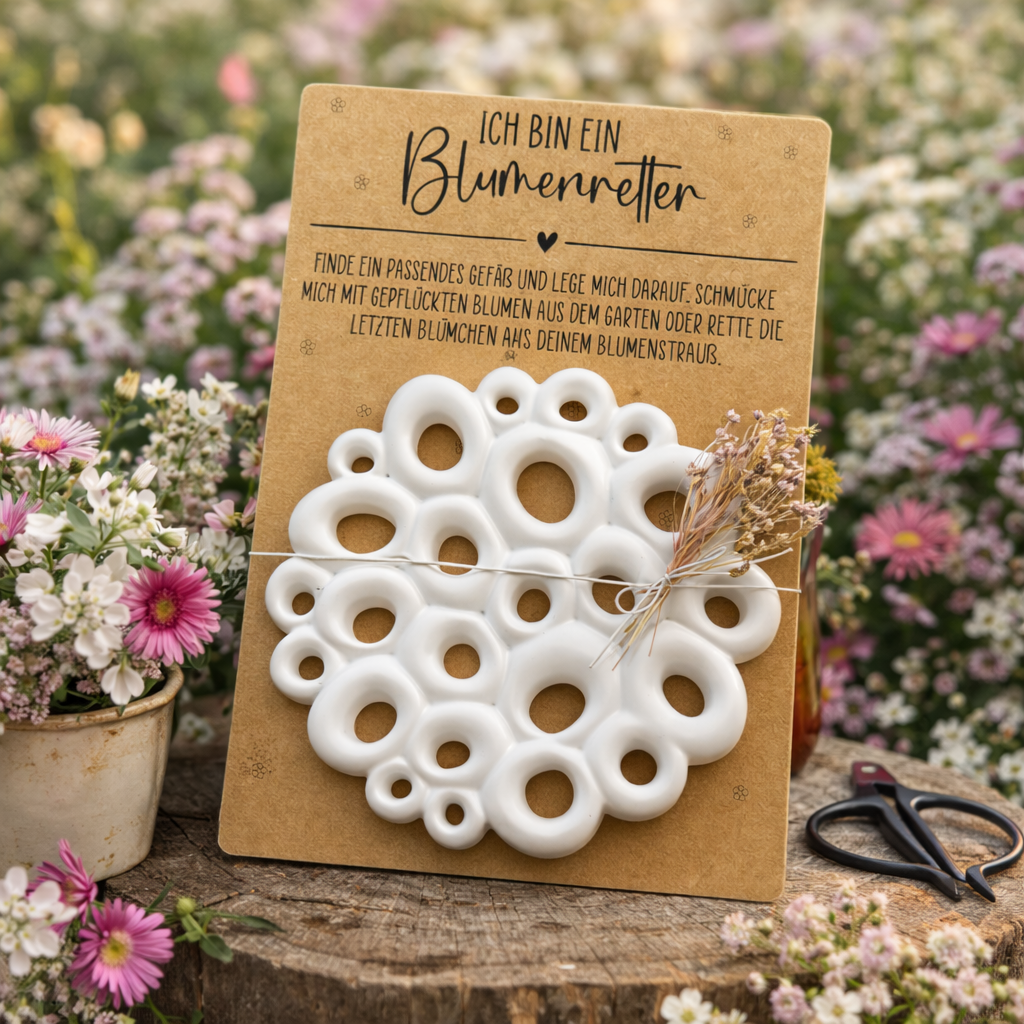 Blumenretter aus Raysin mit Karte