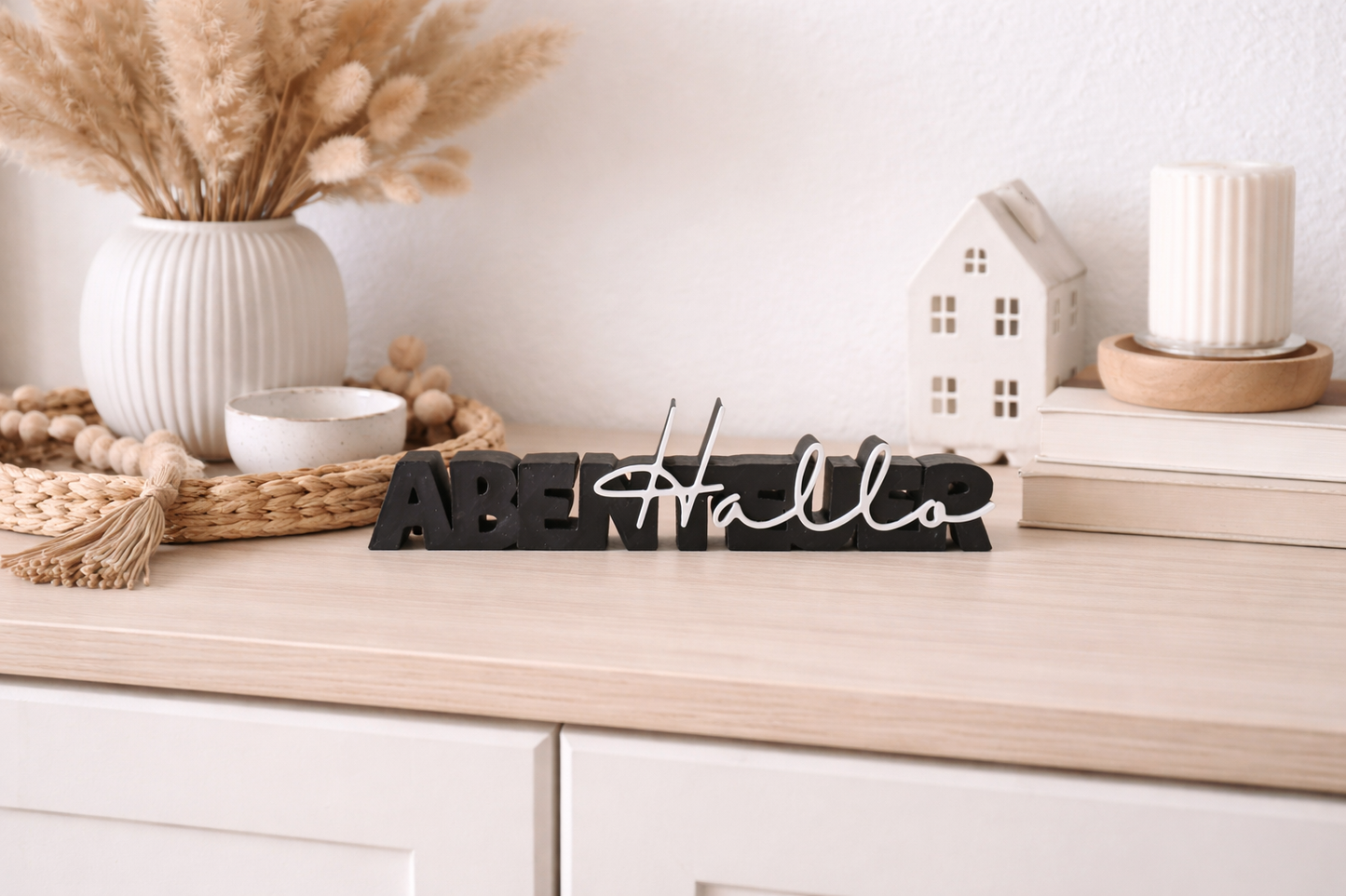 3D-Druckdatei - Schriftzug - Hallo Abenteuer