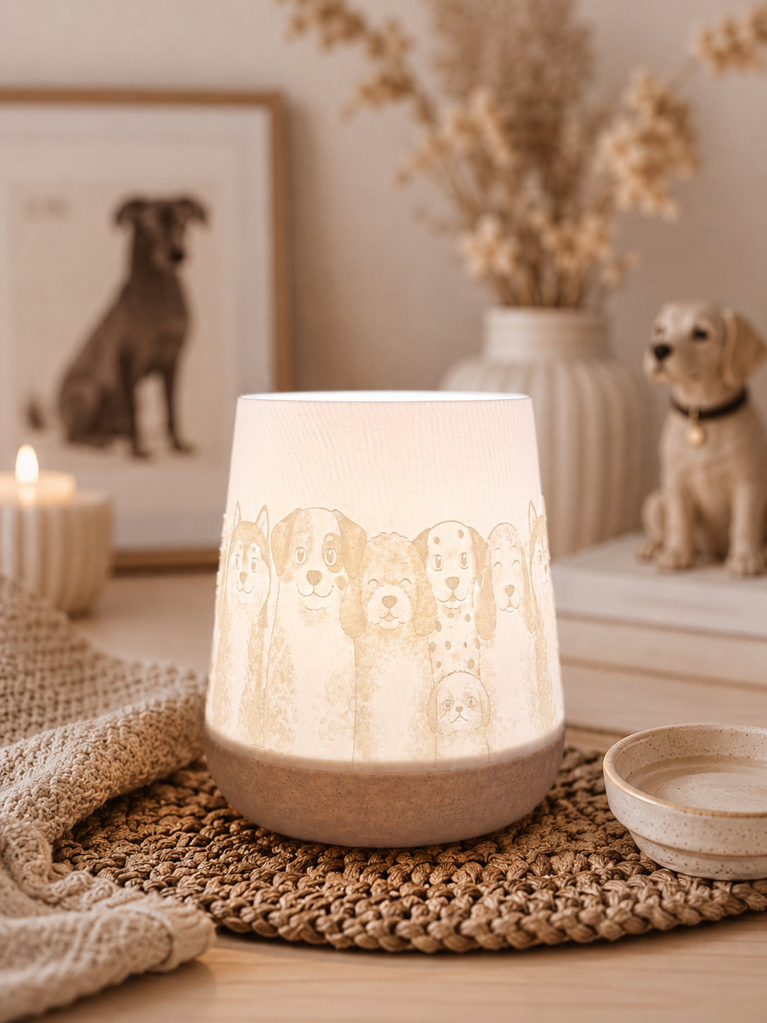 Windlicht - Einschulung -  HUNDE