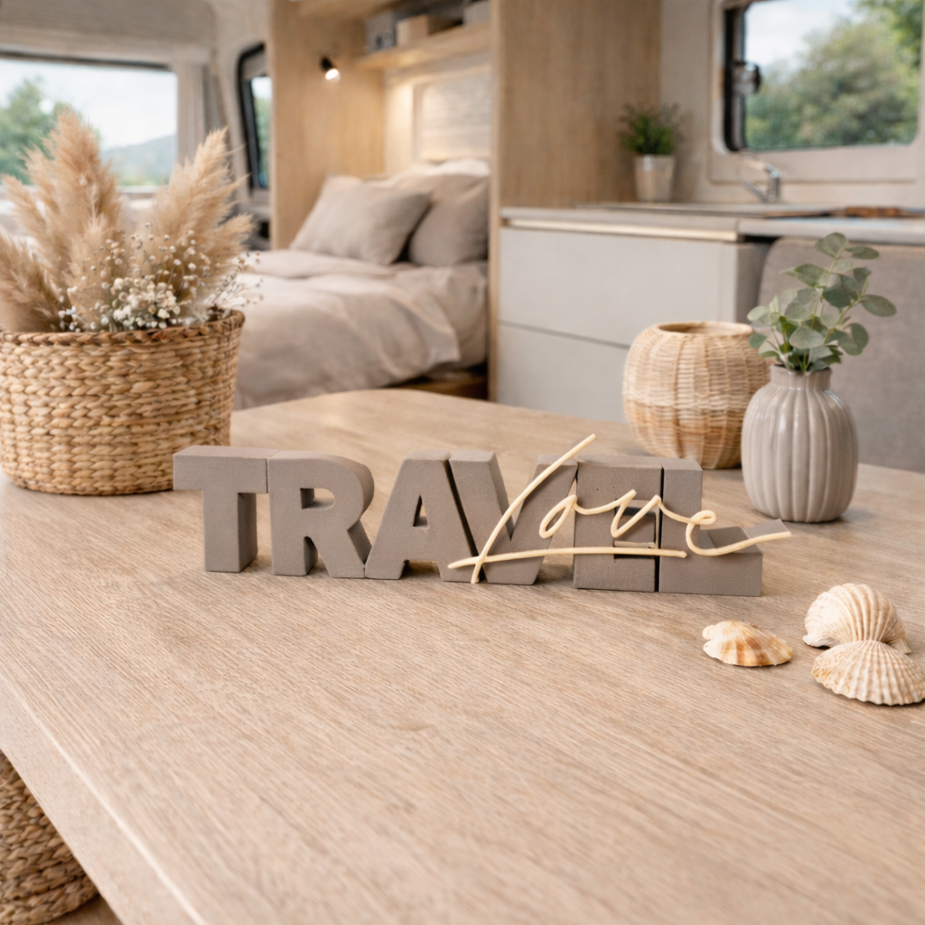 TRAVEL Love Deko Schriftzug in 3D