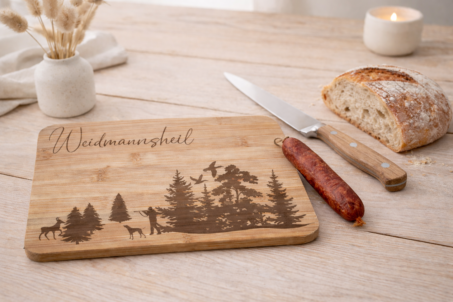 Das Frühstücksbrett für Jäger