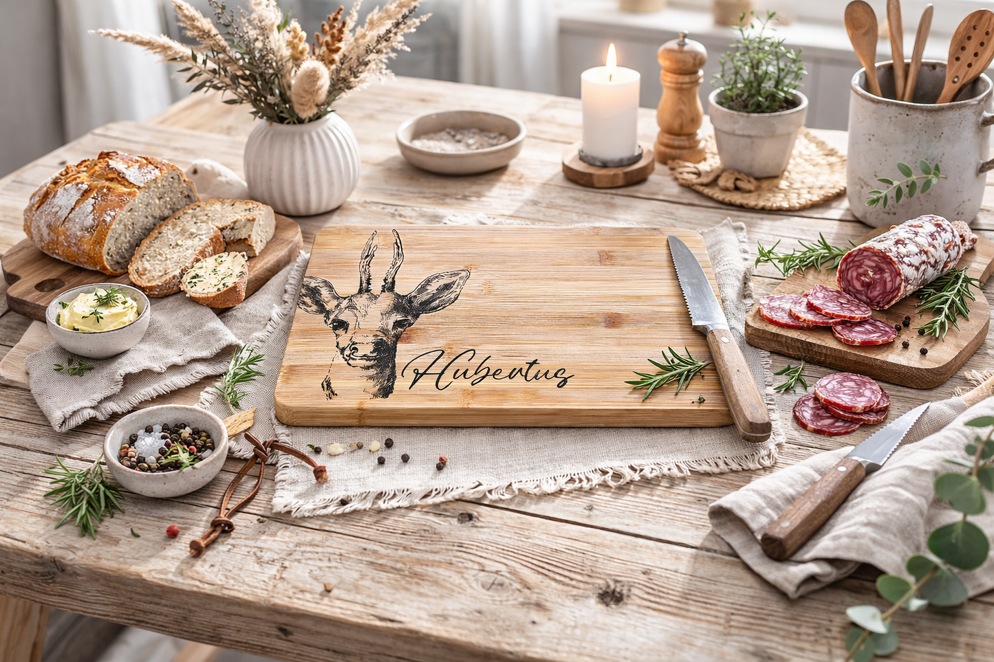 Das Frühstücksbrett für Jäger