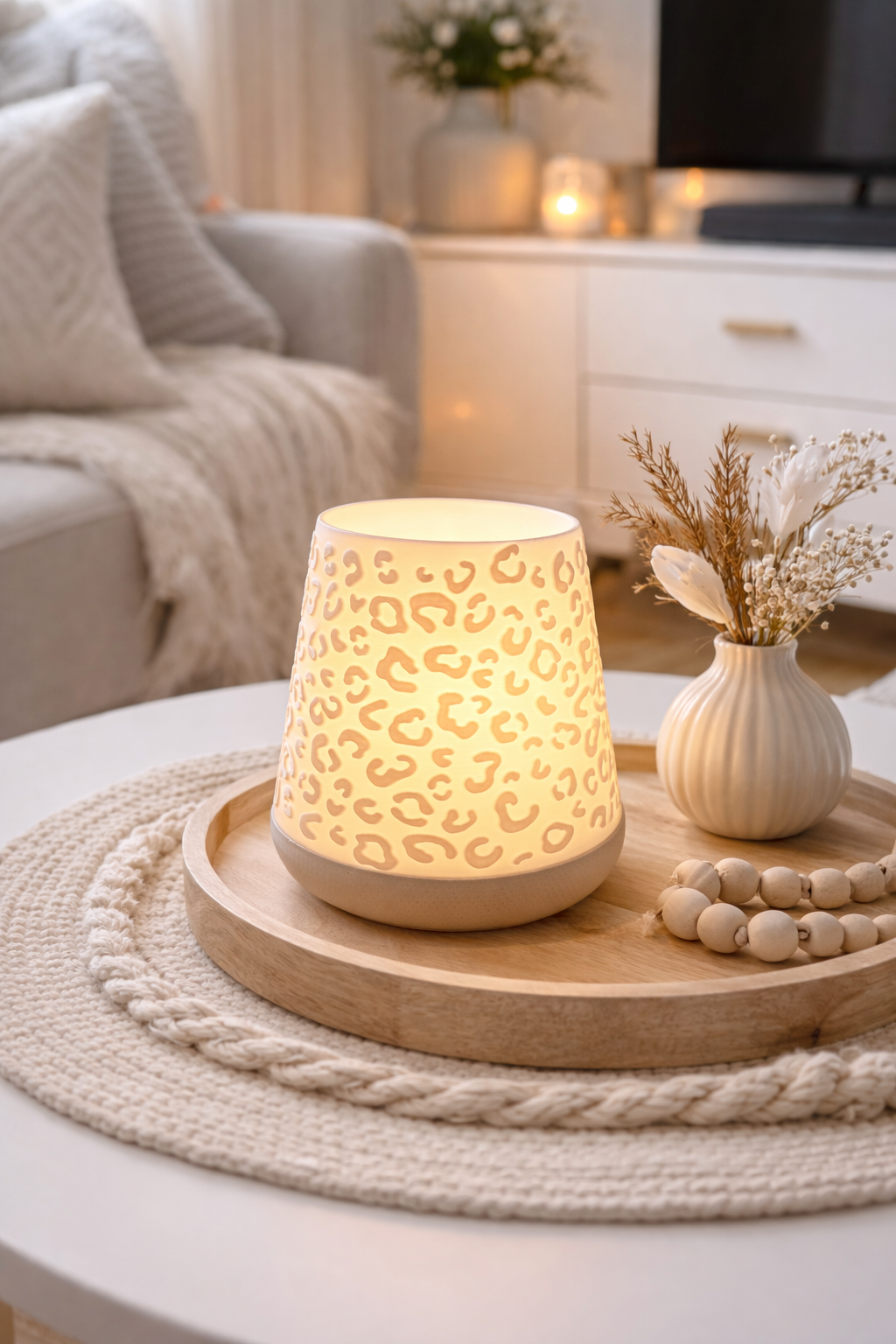 Windlicht - Leomuster