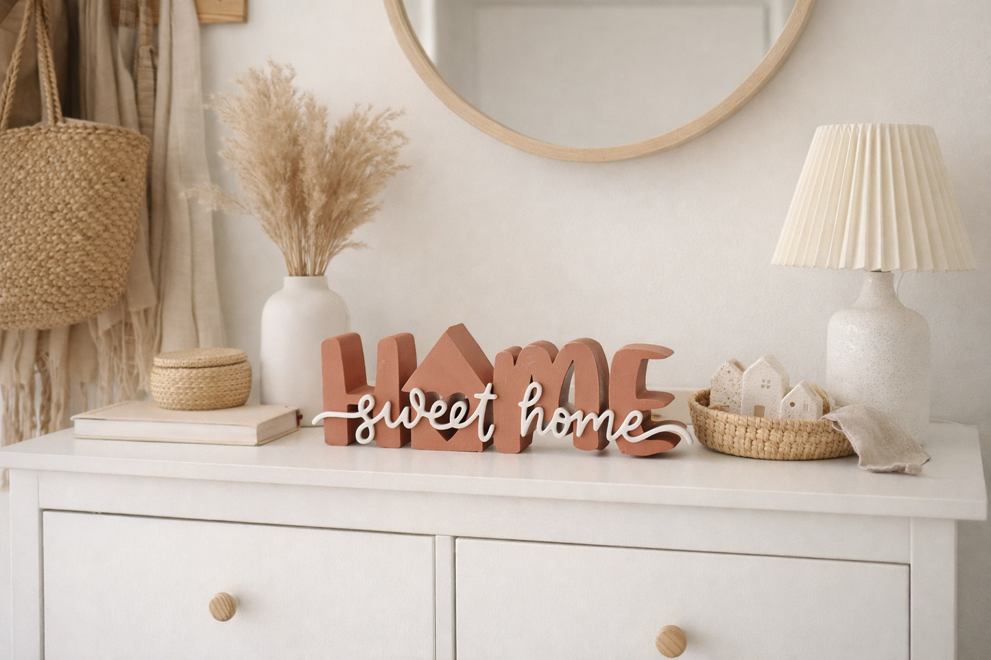3D-Druckdatei - Schriftzug - home sweet home