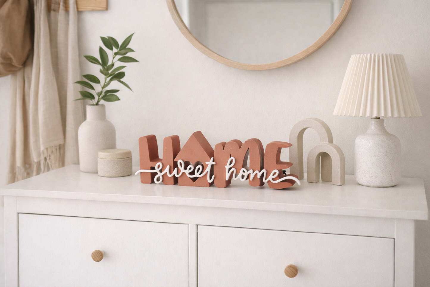 3D-Druckdatei - Schriftzug - home sweet home
