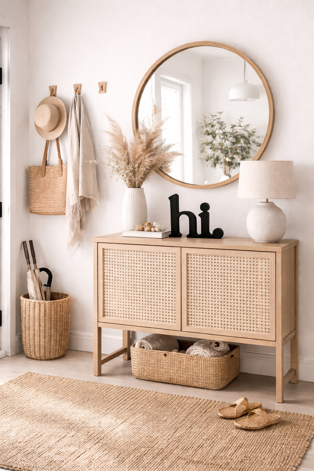 "hi." Deko Schriftzug in 3D