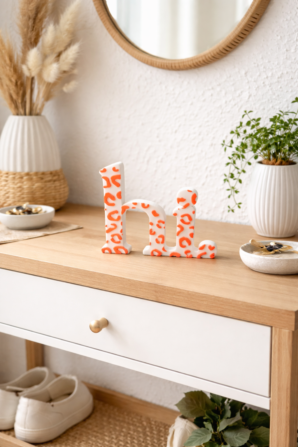 3D-Druckdatei - Schriftzug - hi. Leo Muster