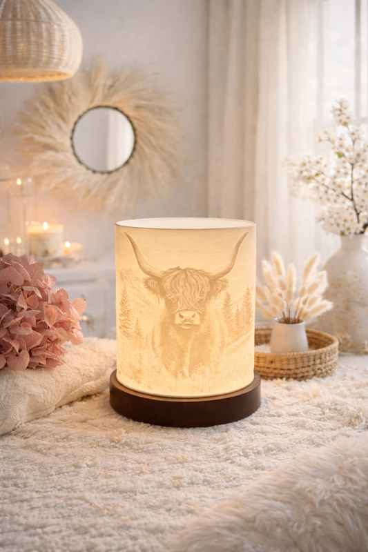 3D-Druckdatei - Windlicht - Hochlandrinder