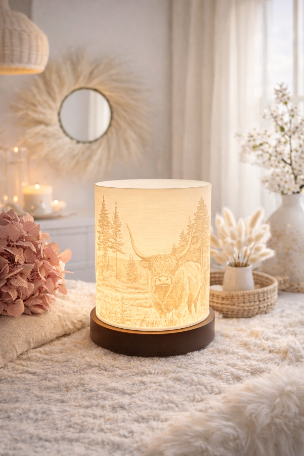 3D-Druckdatei - Windlicht - Hochlandrinder