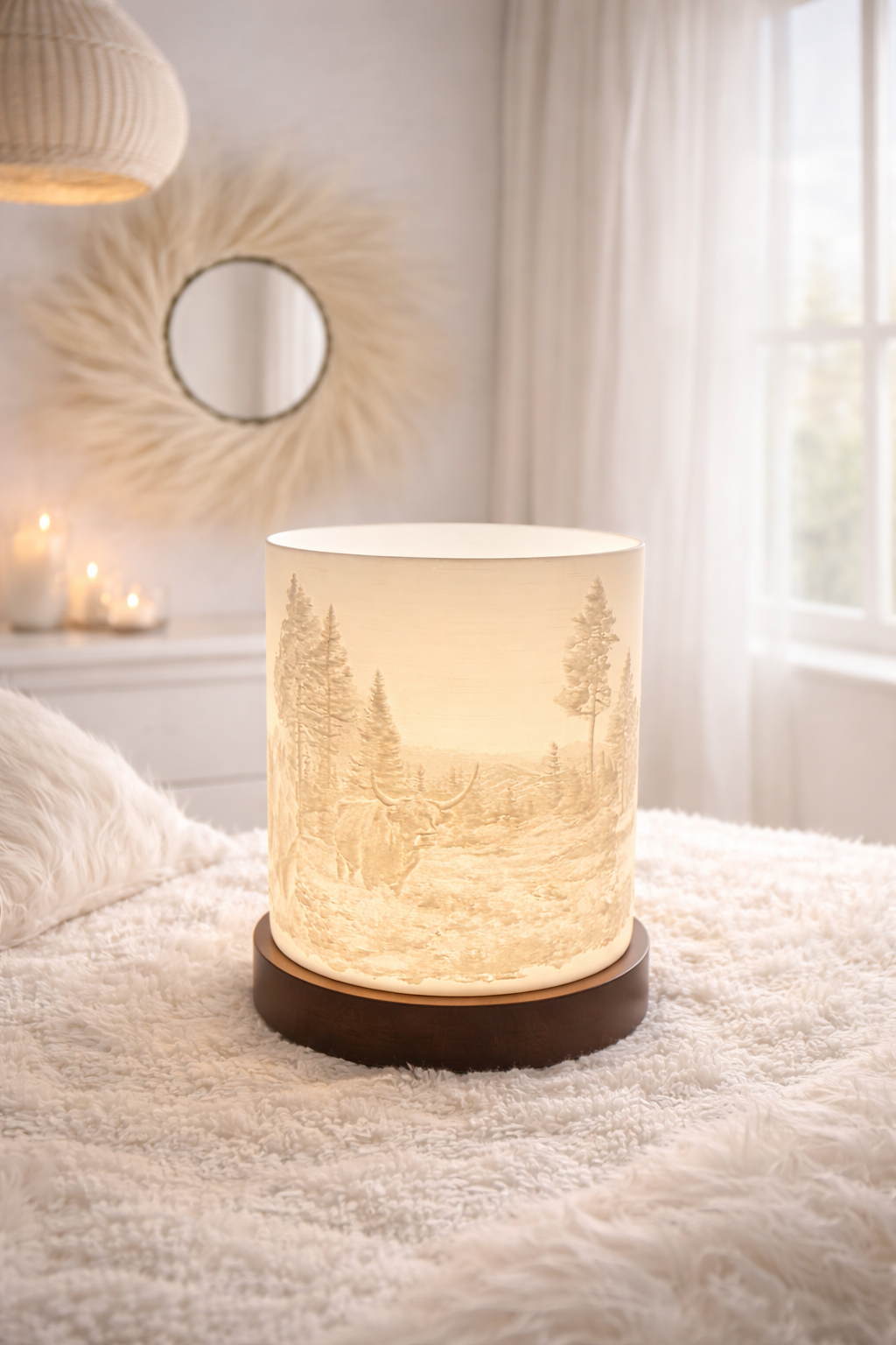 3D-Druckdatei - Windlicht - Hochlandrinder