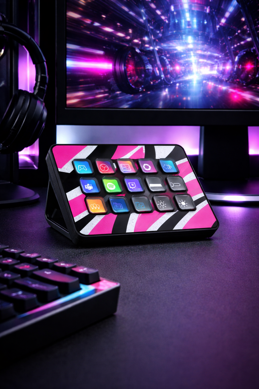 Stream Deck MK2 Cover | PINK STYLE | Mach dein Stream Deck zu deinem eigenen