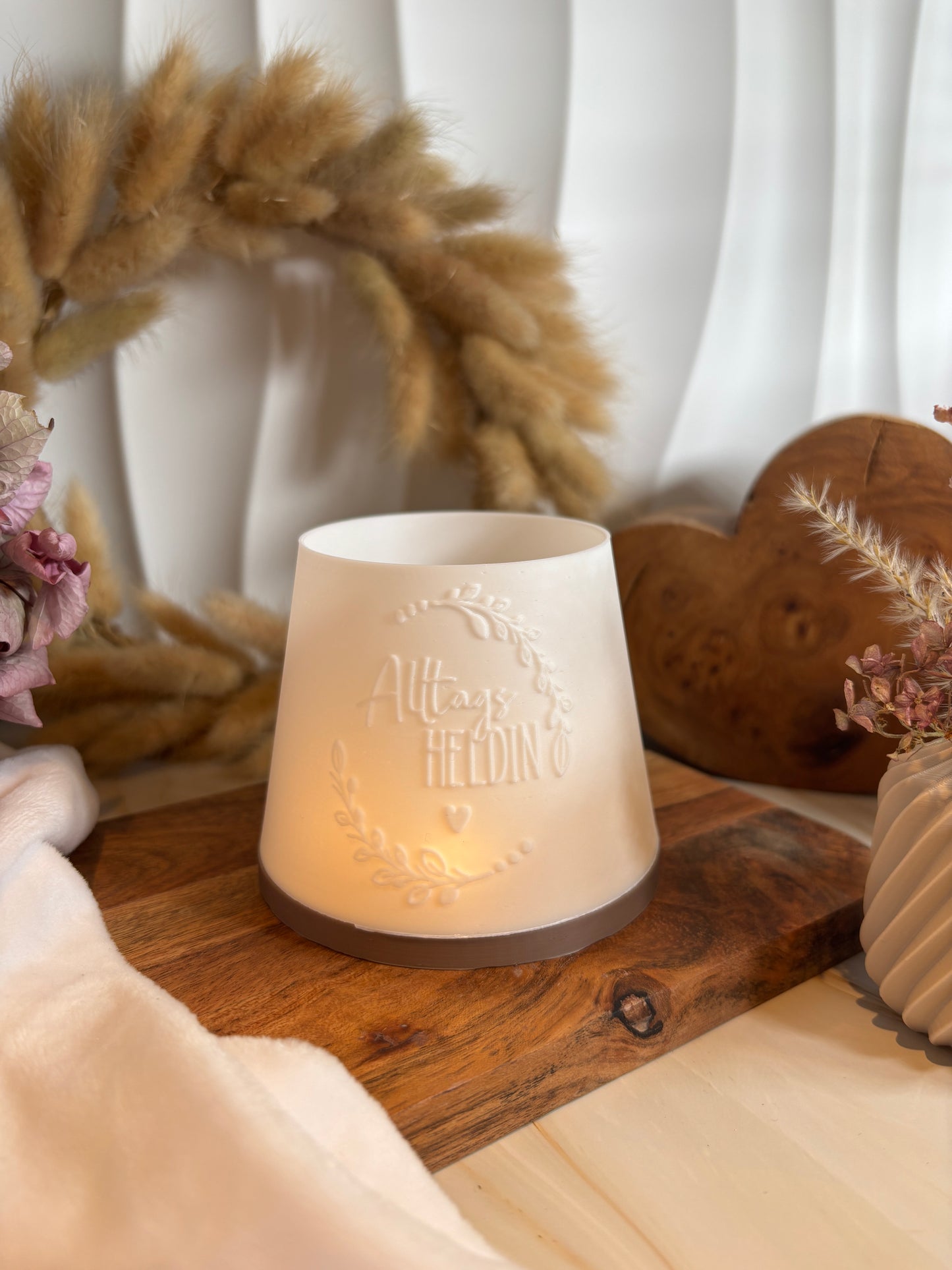 3D-Druckdatei - Windlicht - Alltagsheldin