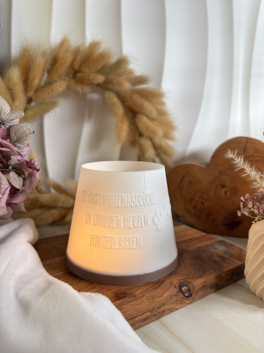 3D-Druckdatei - Trauer Windlicht für dein Haustier