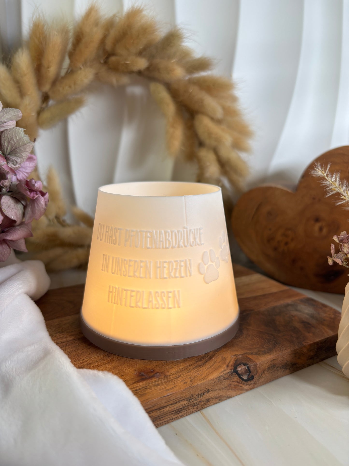 3D-Druckdatei - Trauer Windlicht für dein Haustier