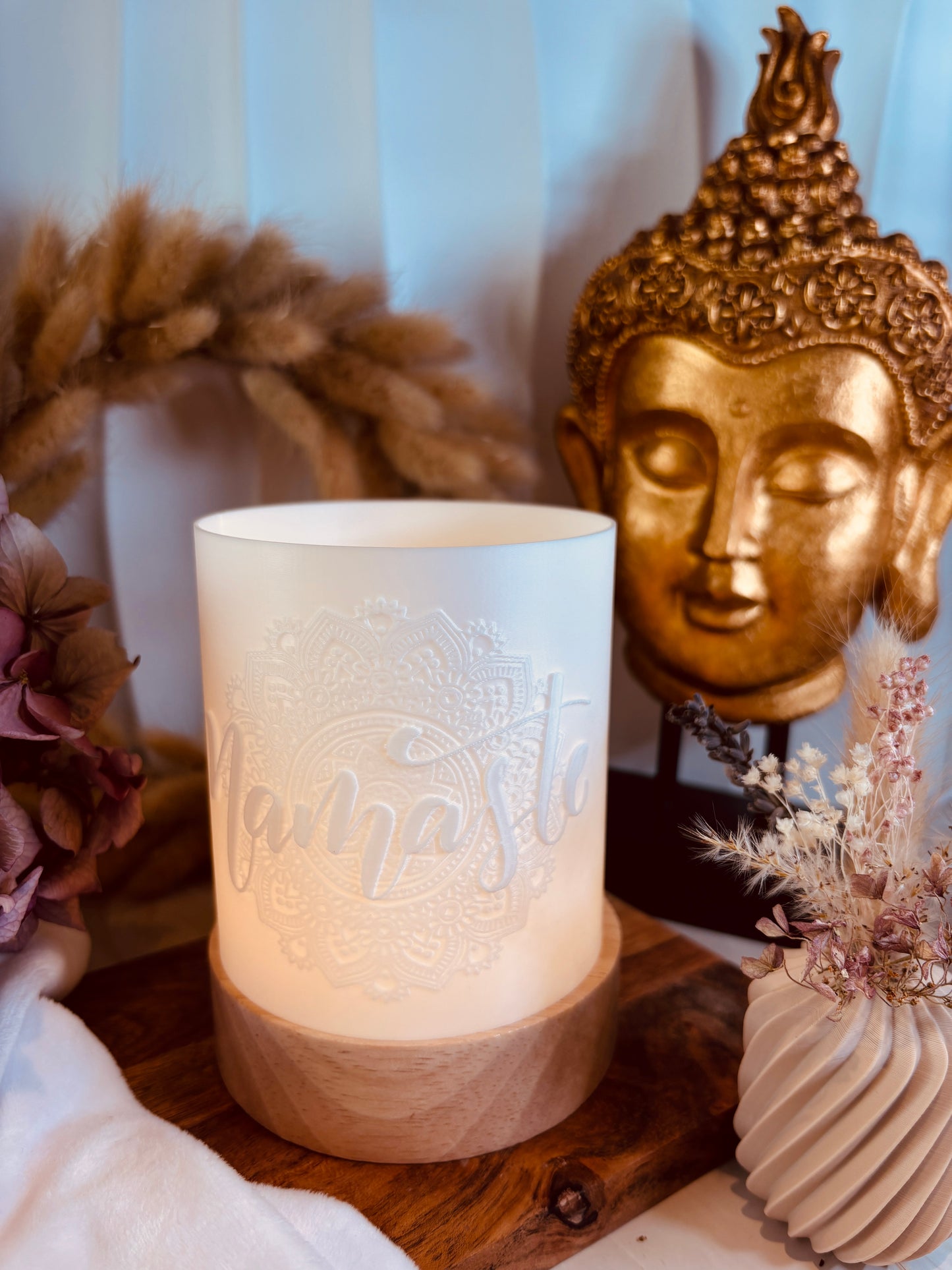 3D-Druckdatei - Windlicht - Namaste