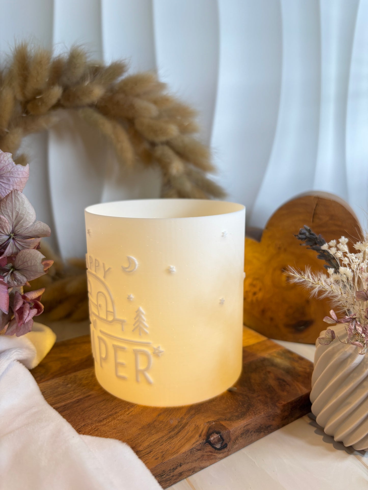 3D-Druckdatei - Windlicht - Wohnwagen No.3