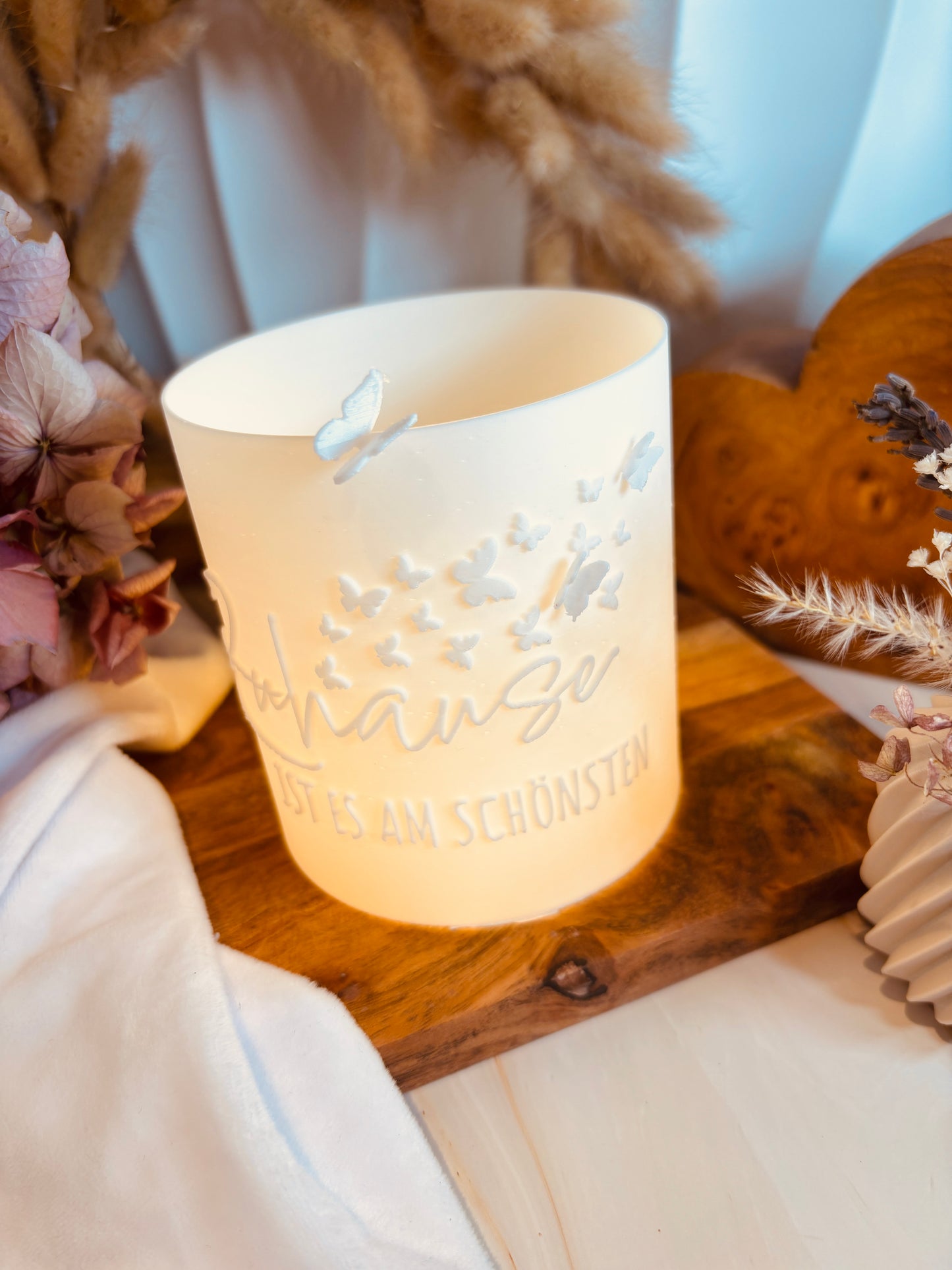 3D-Druckdatei - Windlicht - 3D Schmetterlinge