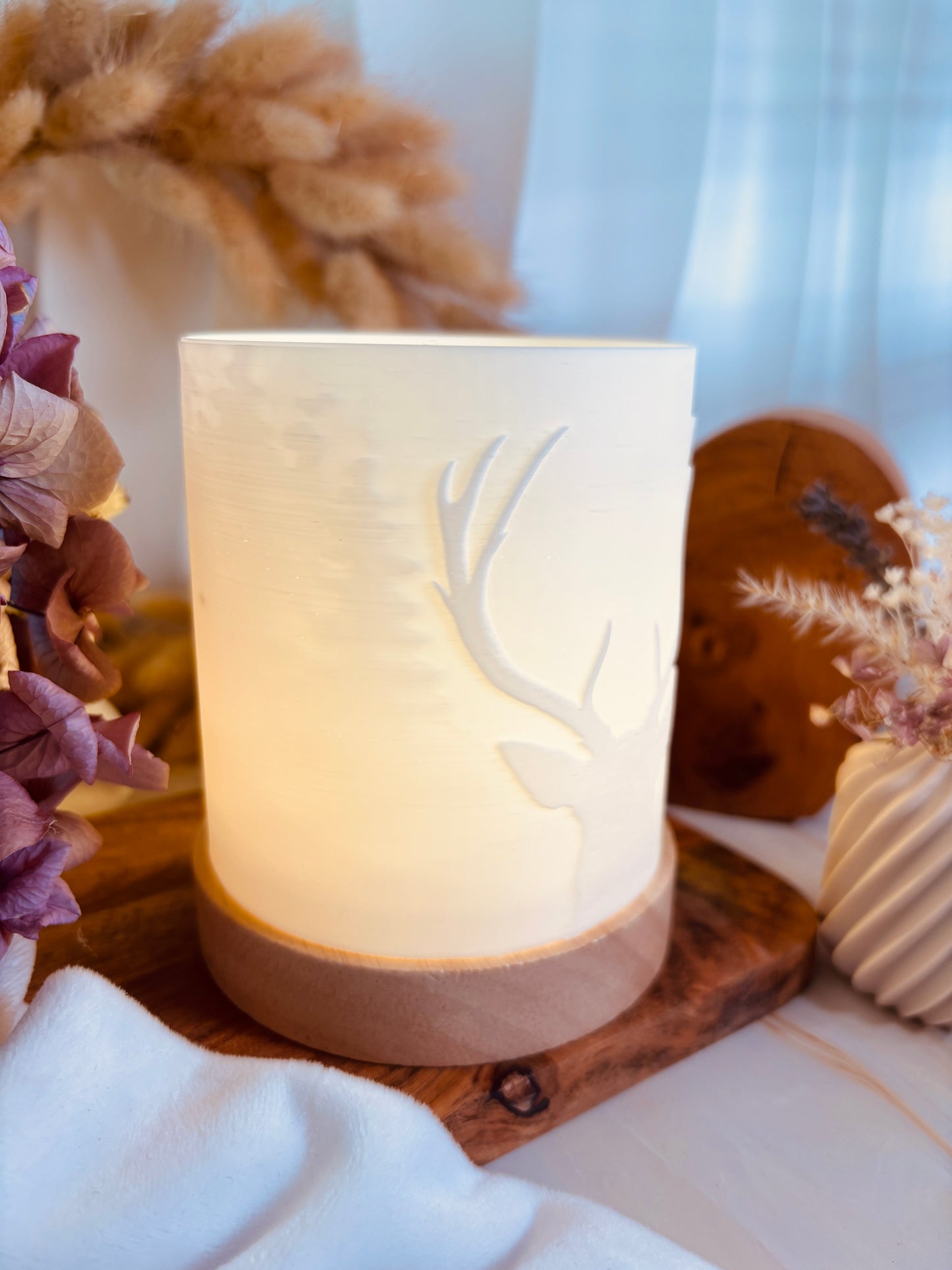 3D-Druckdatei - Windlicht - Hirsch