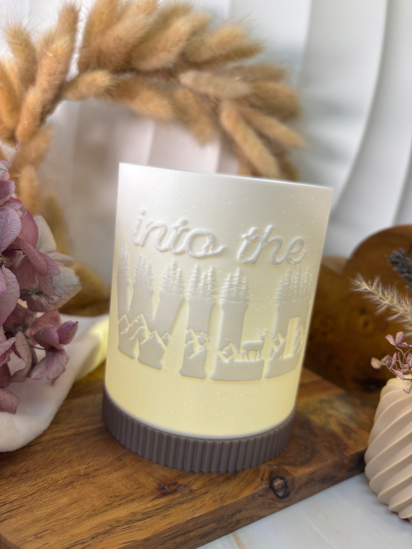 3D-Druckdatei - Windlicht - into the wild