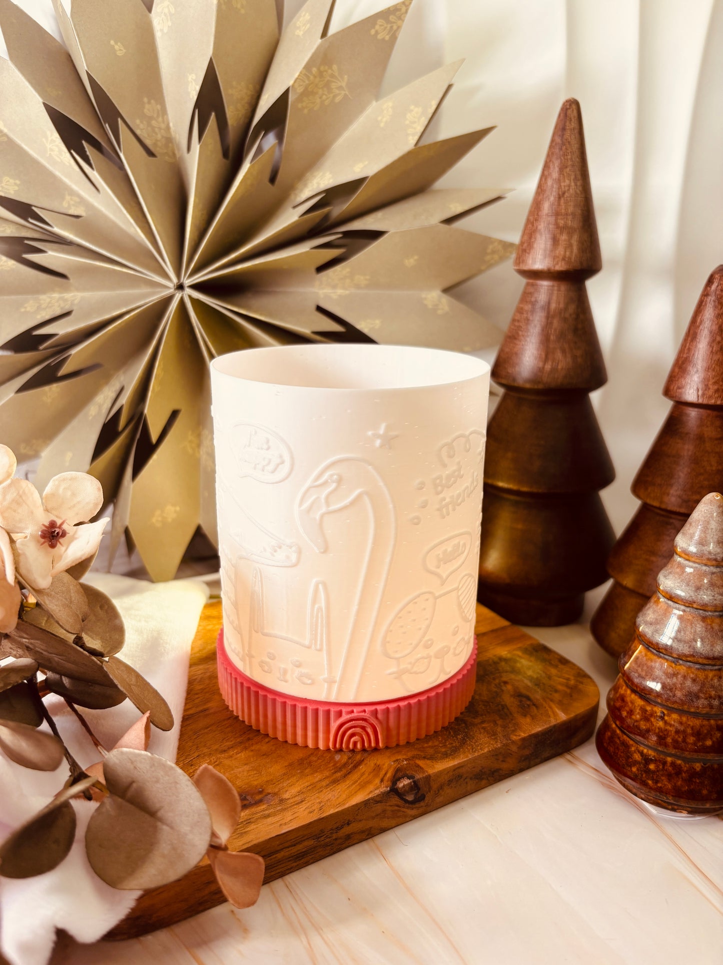 3D-Druckdatei - Windlicht Sockel - add on