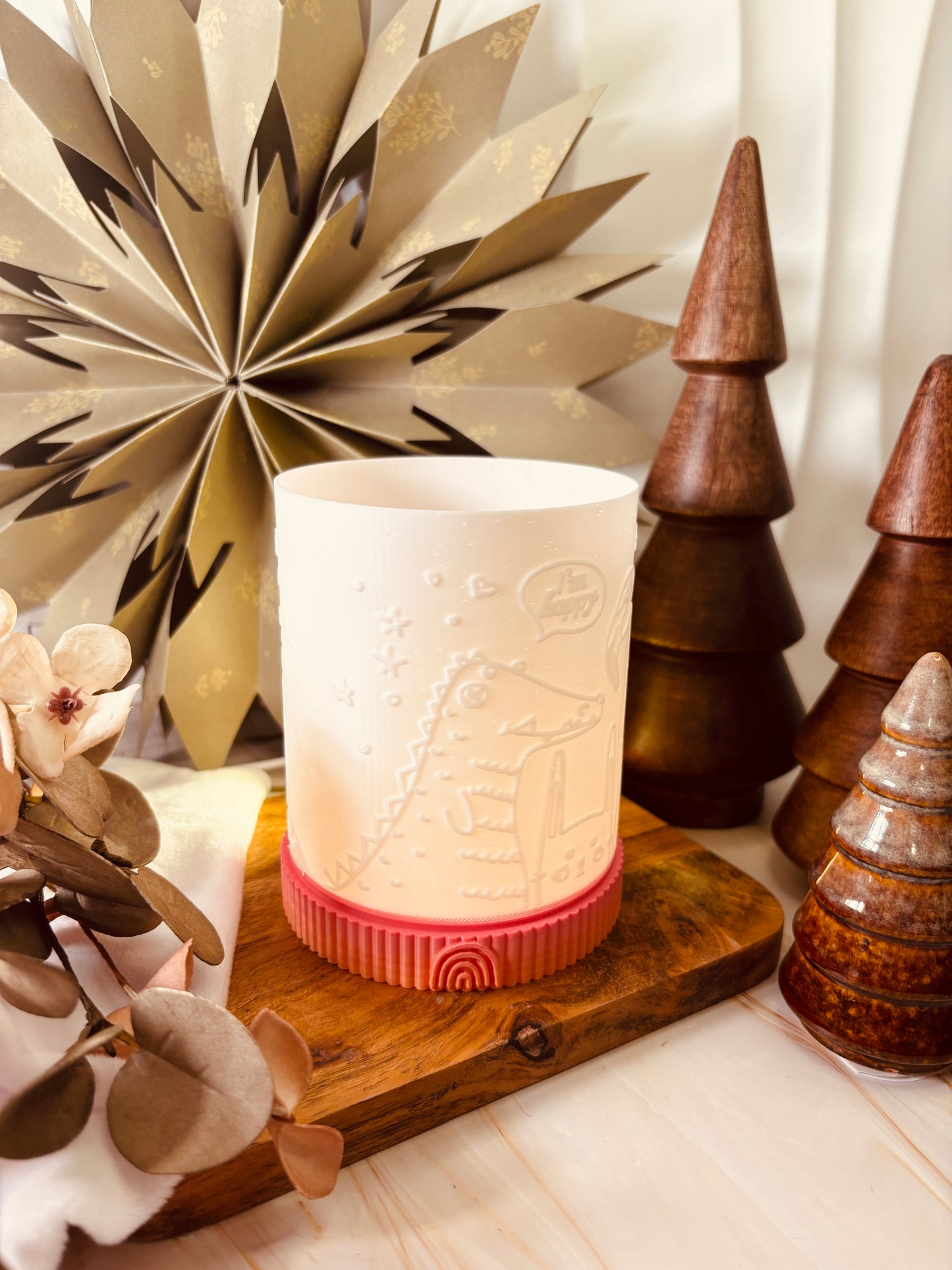 3D-Druckdatei - Windlicht Sockel - add on