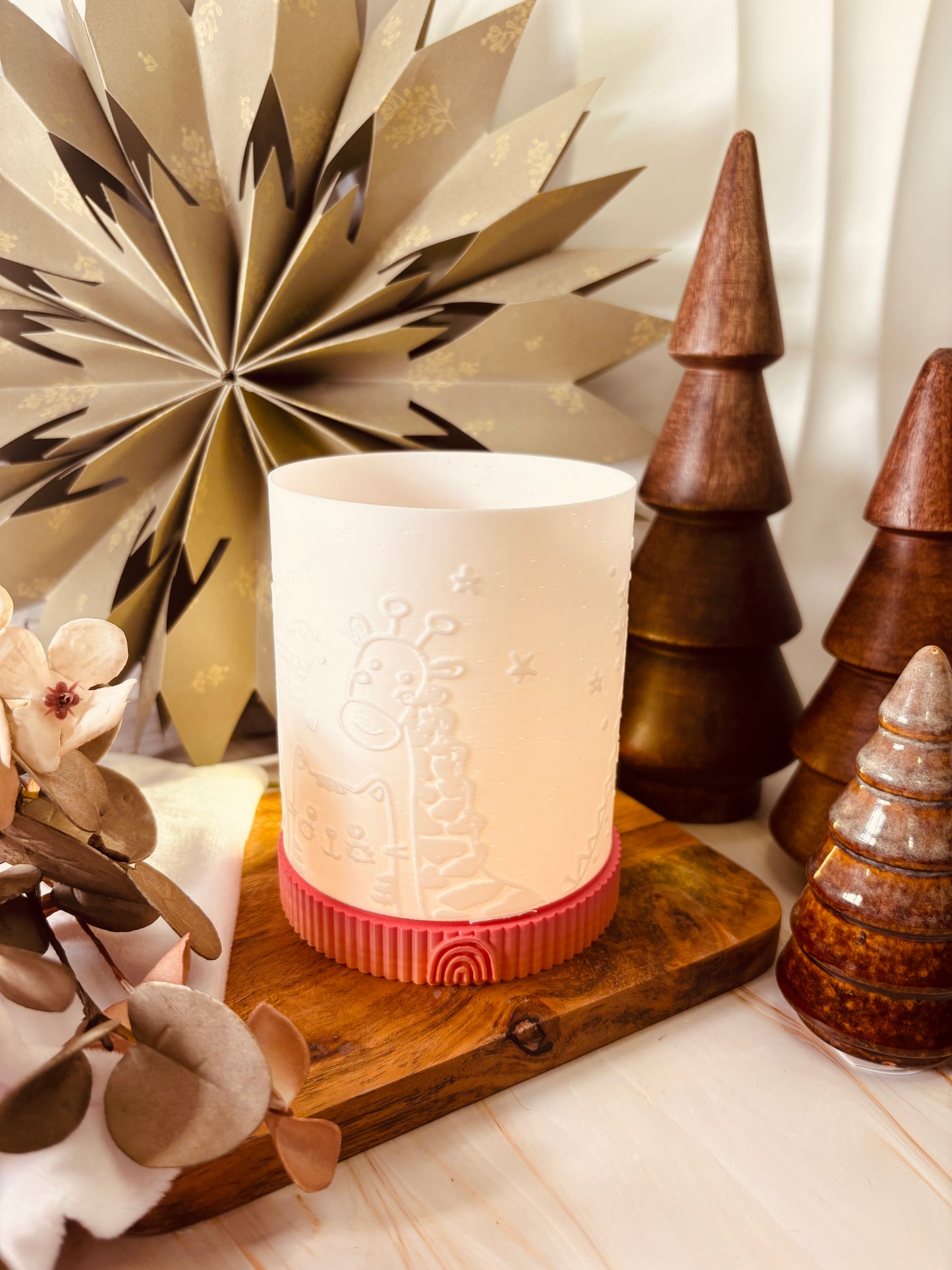 3D-Druckdatei - Nachtlicht - Tierlandschaft